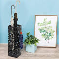 Home Garden Square Metal Umbrelas Stand Rack Fo Entryway Free Standing Umbrella Organizer Organizer Water Tray Tray